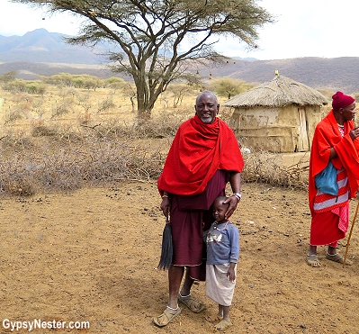 This Massai man has 11 wives and over seventy children in Tanzania, Africa