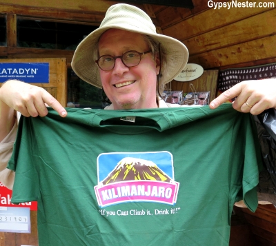 Kilimanjaro, if you can't climb it, drink it!