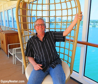 David swings on Fathom's Adonia in Miami!