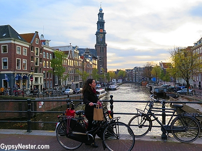 The canal that runs in front of Anne Frank's secret annex