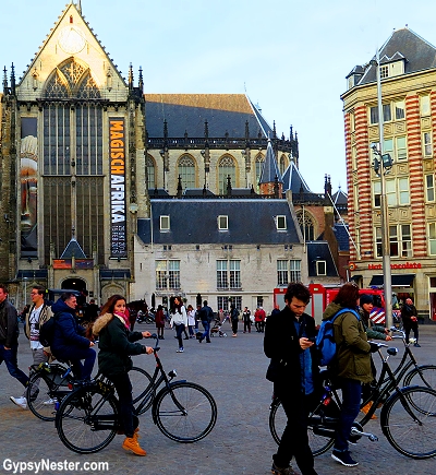 Dam Square in Amsterdam, Holland