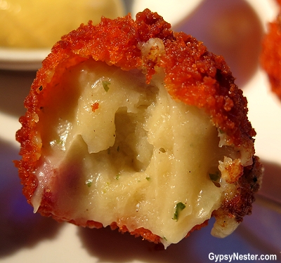 Bitterballen in Amsterdam - these little deep fried balls of meat, broth, flour, and butter, with herbs and spices and wrapped in a crunchy breadcrumb coating can be found in just about every bar and cafe