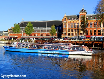 We took a canal cruise in Amsterdam, Holland!