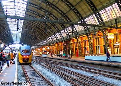 Amsterdam Central Station in Holland