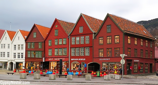 Bergen Norway's UNESCO world heritage site, Bryggen