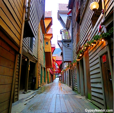 Bergen Norway's UNESCO world heritage site, Bryggen