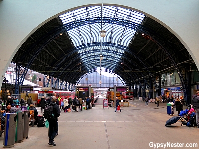 The train station in Bergen, Norway