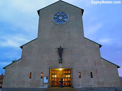 The Bodo Cathedral in Bodo, Norway