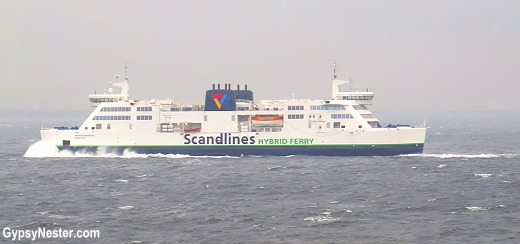 The train ferry from Germany to Denmark!