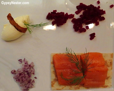 Rakfisk, a Christmas treat in Norway, at Havsmak in Oslo