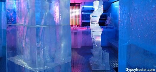 Magic Ice Bar in Oslo, Norway