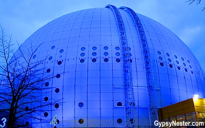 The Ericsson Globe in Stockholm, Sweden