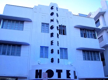 Art Deco Congress Hotel, South Beach Florida