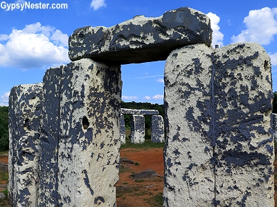 Foamhenge, a replica of Stonehenge in Natural Bridge, Virginia