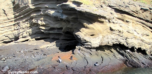 Tuff formations in the Galapagos