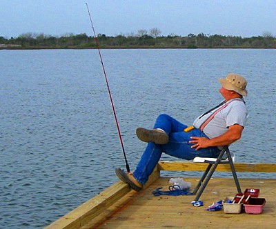 Fisherman in Grand Isle Louisiana