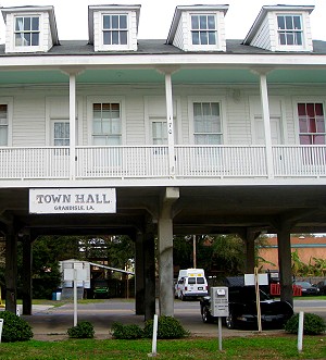 Town Hall on stilts