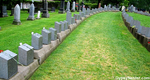 Many Titanic victims were never spoken for and are buried in three of the city's cemeteries, most in Fairview Lawn in Halifax, Canada