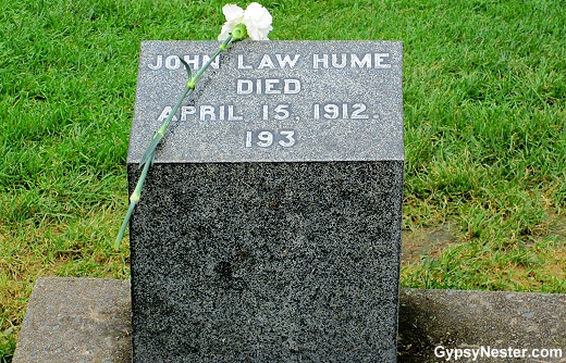 John Law Hume, violinist in the orchestra that played as Titanic sank 