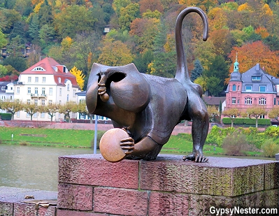 The vanity monkey in Heidleberg Germany