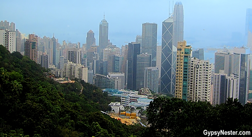The view of Hong Kong from Victoria Peak