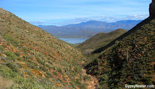 The hike to Tonto National Monument