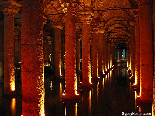 The Basilica Cistern of Istanbul, Turkey