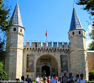 The Gate of Salutation , Topkapı Palace, in Istanbul, Turkey