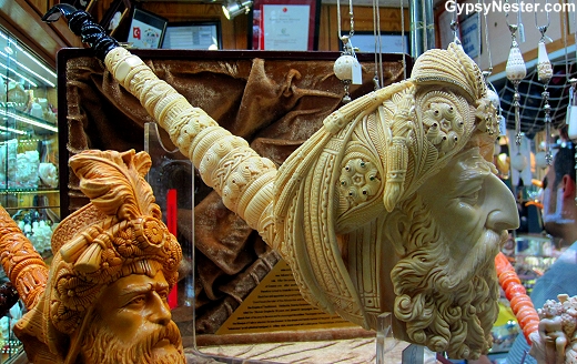 A pipe in the Grand Bazaar of Isanbul, Turkey