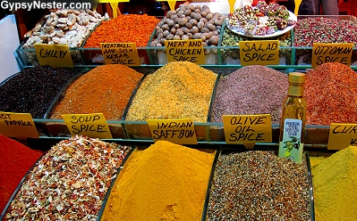 Spices at the Grand Bazaar in Istanbul