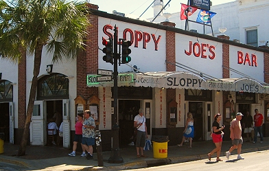 Sloppy Joe's - Ernest Hemingway's favorite bar in Key West