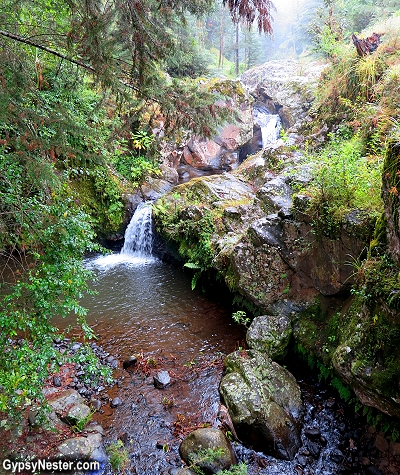 A waterfall on the slopes of Mt. Kilimanjaro, Tanzania, Africa