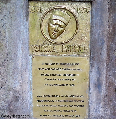 Yohane Lauwo was the first African to climb Mt. Kilimanjaro