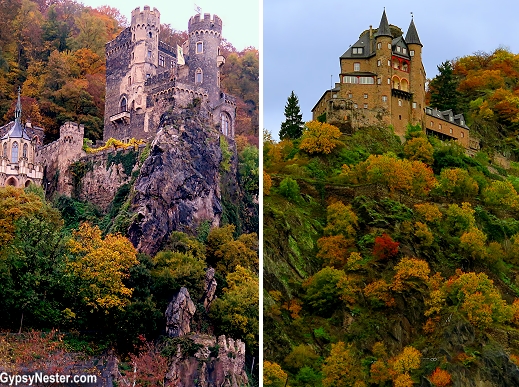The castles of the Middle Rhine in Germany
