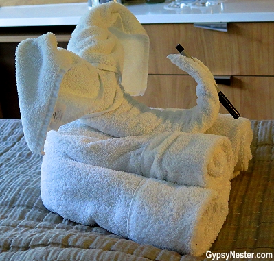 Cruise towel animal - elephant on Viking River Cruises!