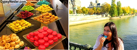 Macaroons by the Seine - glorious!