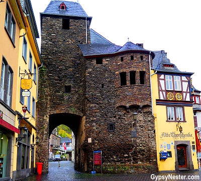 The city gate of Cochem, Germany