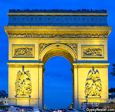 Next to the Eiffel Tower, the Arc de Triomphe may be the most recognizable monument in Paris