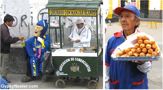 Street food in Lima, Peru