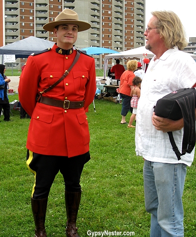 Canada Day - with a mountie!