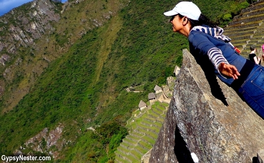 Veronica soaks up Machu Picchu