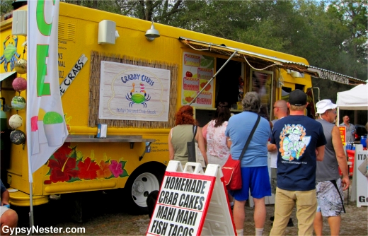 Food truck at Manatee Festival