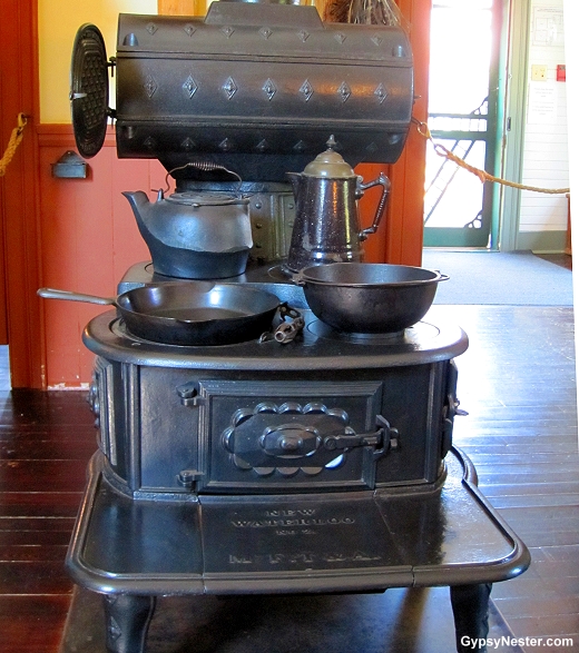 The cooking stove at Green Gables, Prince Edward Island