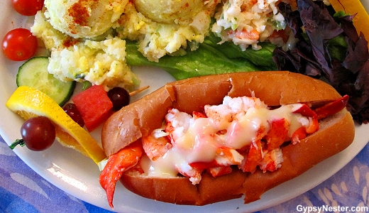 Lobster Roll at The Bell Inn in New Brunswick