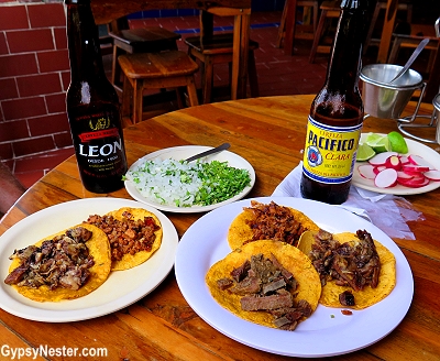 Cheek, tongue and eyeball tacos in Cancun Mexico! GypsyNester.com