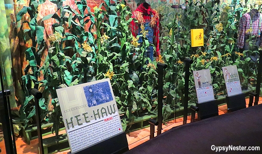 The set of Hee Haw at the Country Music Hall of Fame in Nashville