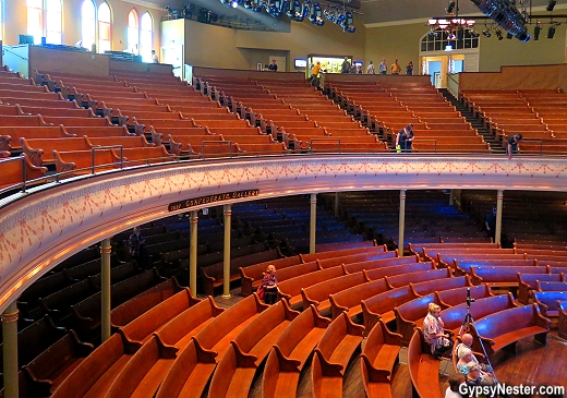 The Ryman Auditorium, The Mother Church of Country Music, in Nashville, Tennessee