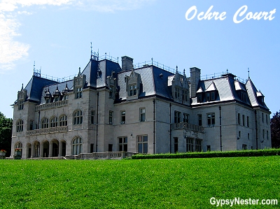 Ochre Court where the Great Gatsby was filmed in Newport, Rhode Island