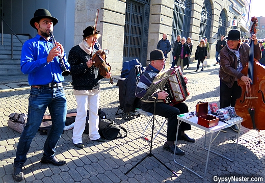Street musicians in Nuremburg, Germany