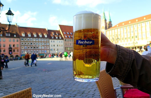 Tucher beer in Nuremburg, Germany